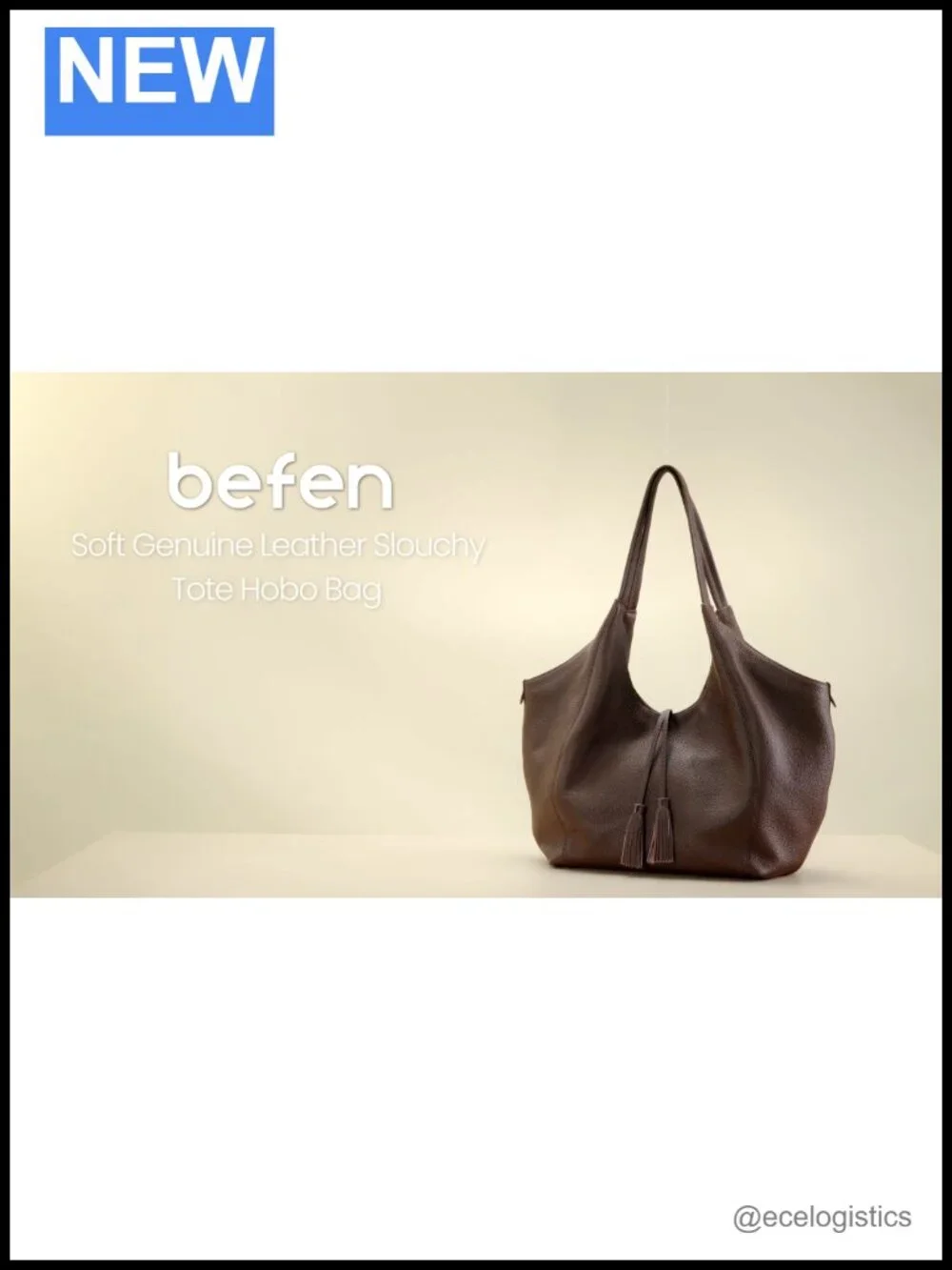 Genuine Leather Convertible Tote Hobo Shoulder Bag for Women